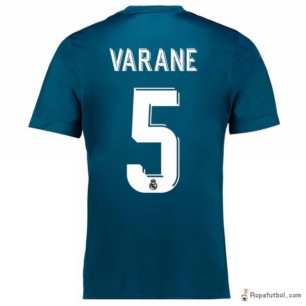 Camiseta Real Madrid Replica Tercera Ropa Varane 2017/18